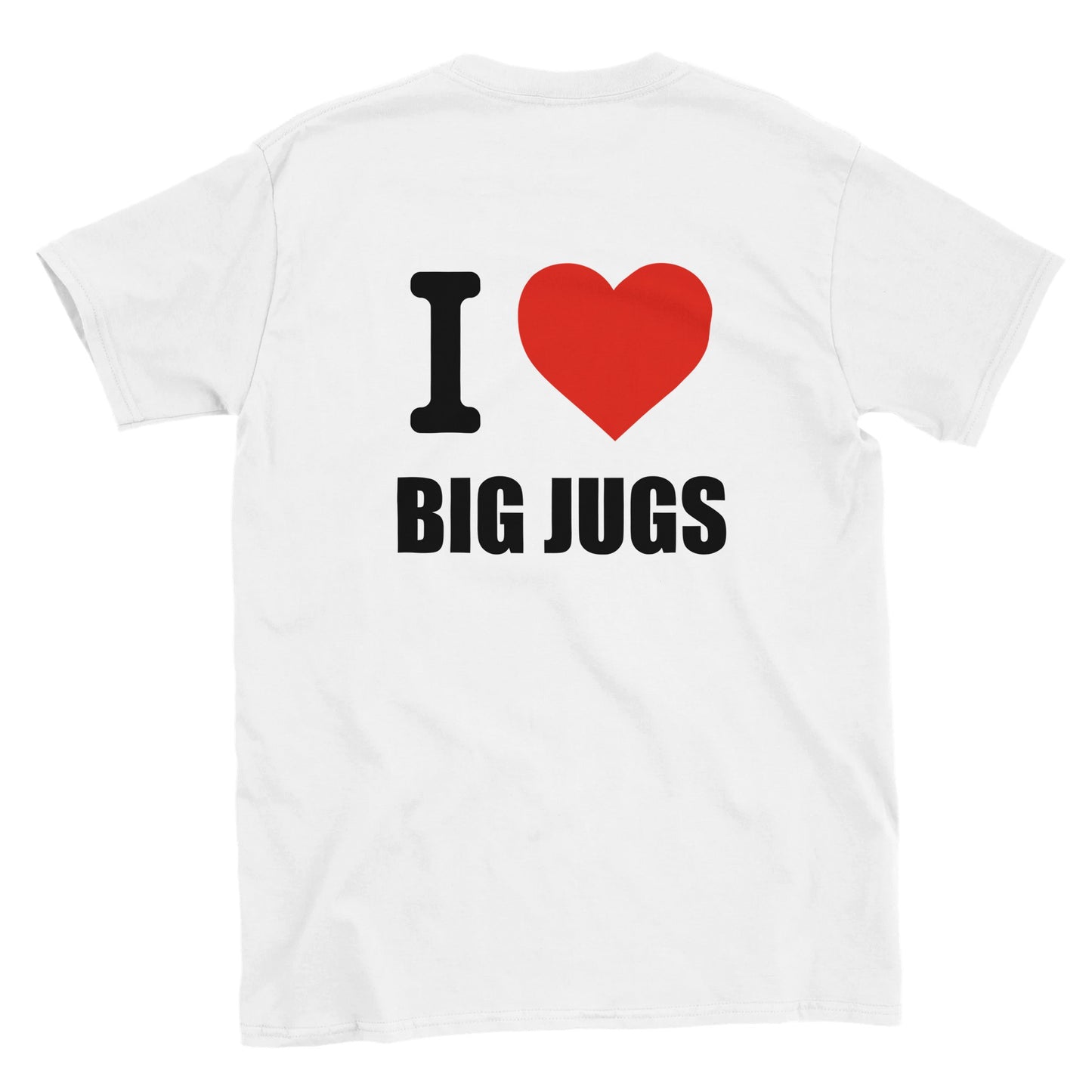 Funny climbing shirt – I Love Big Jugs T Shirt Backside