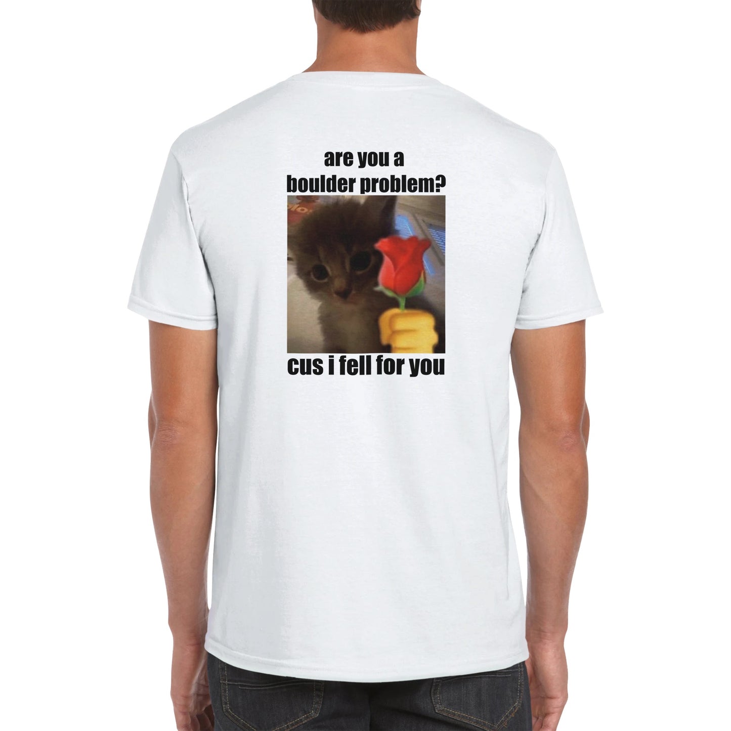 Funny climbing shirt – Kopie Van Kitten Climber For Her T Shirt Backside