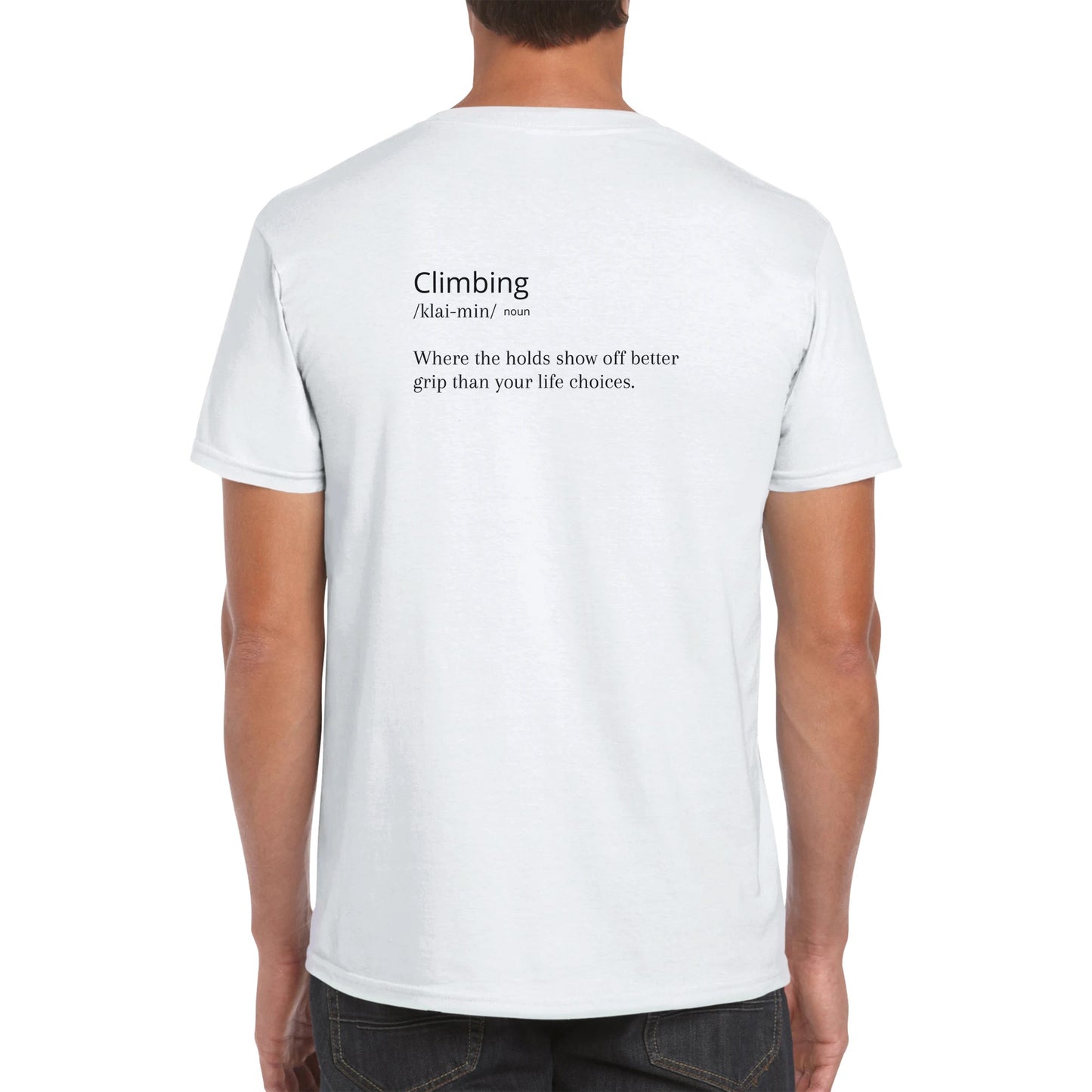 Funny climbing shirt – Climbing Definition T Shirt 1