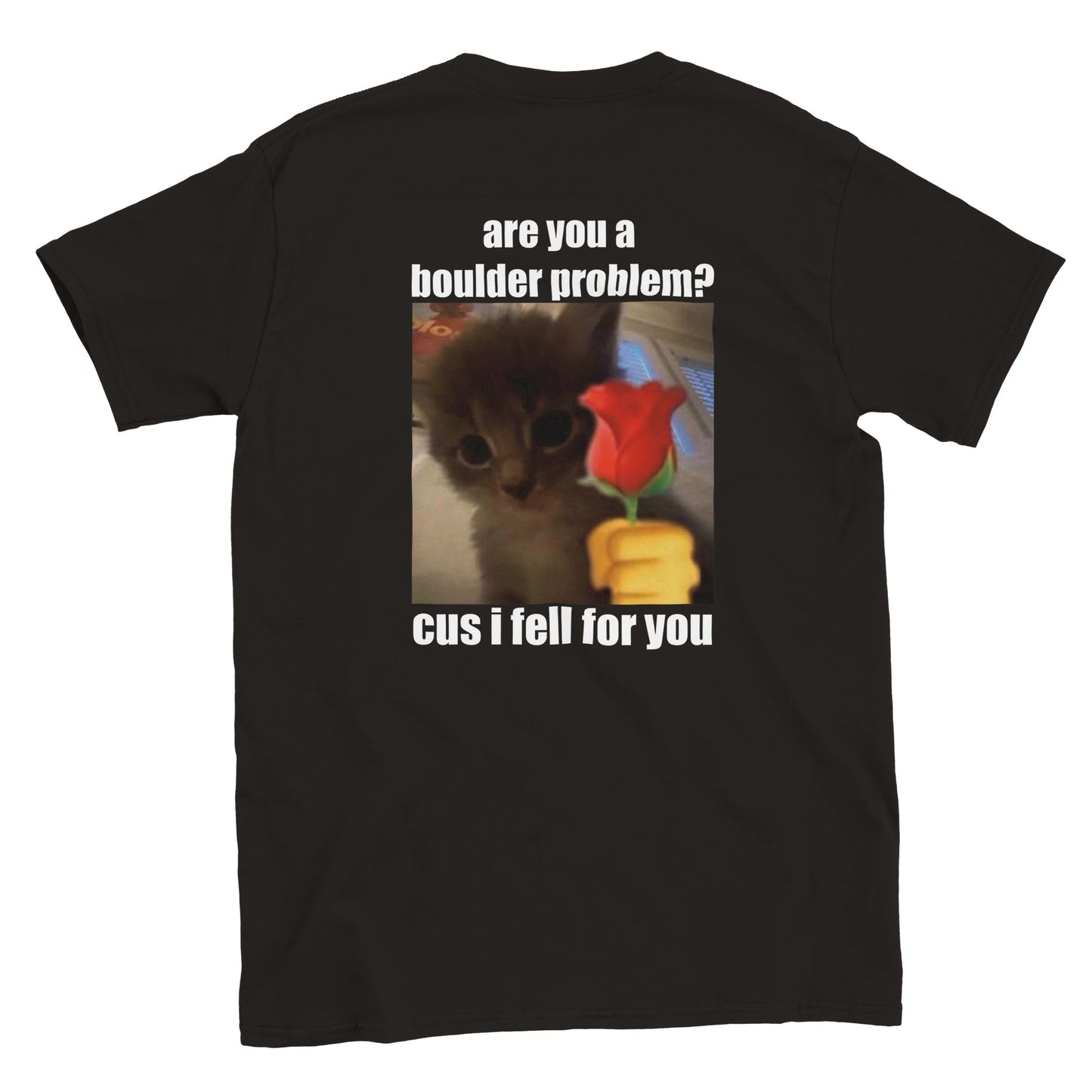 Funny climbing shirt – Kopie Van Kitten Climber For Her T Shirt Backside