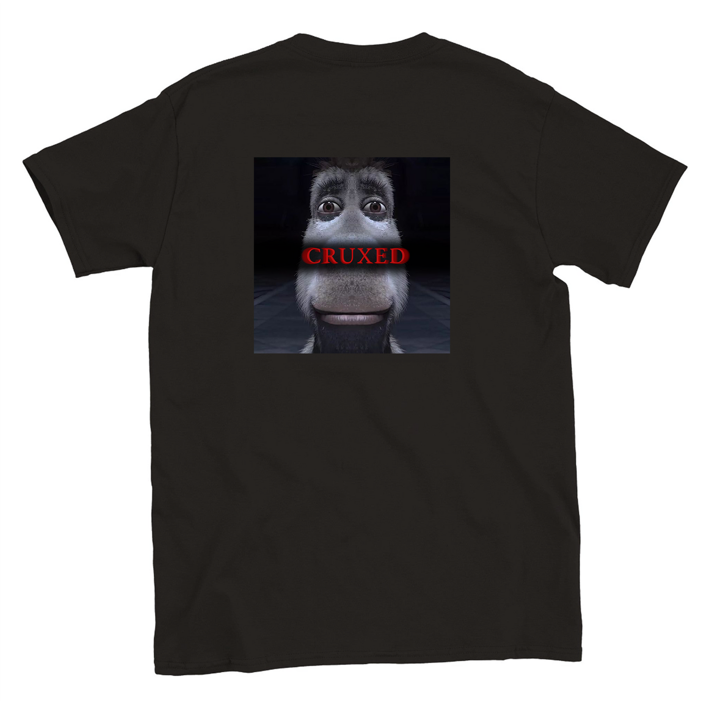 Funny climbing shirt – Cruxed T Shirt Backside