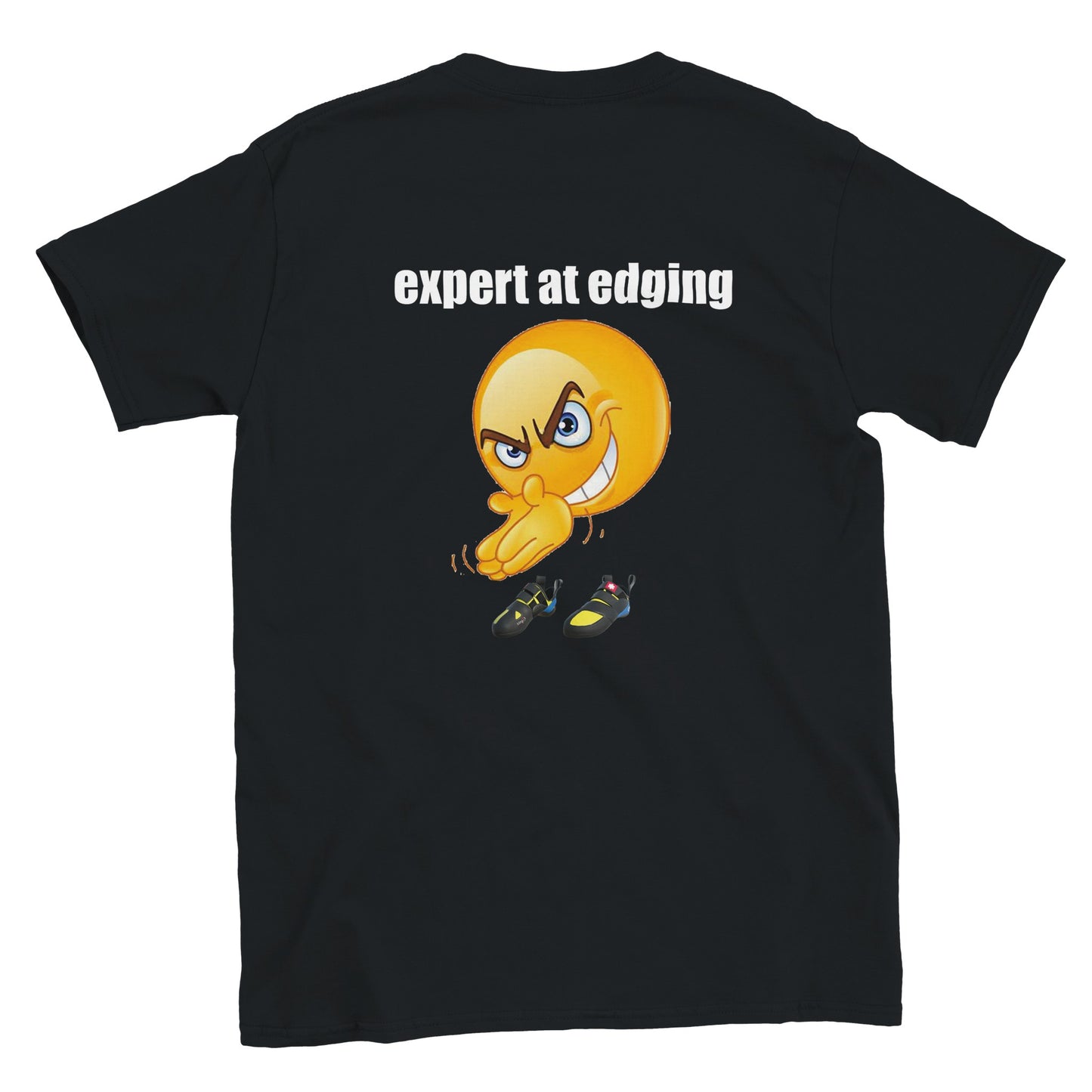 Funny climbing shirt – Expert At Edging T Shirt Backside