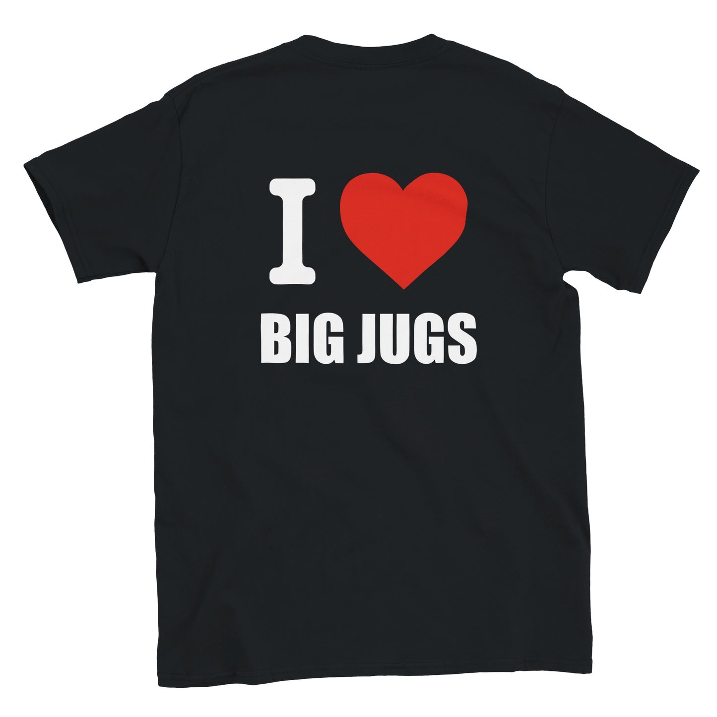 Funny climbing shirt – I Love Big Jugs T Shirt Backside