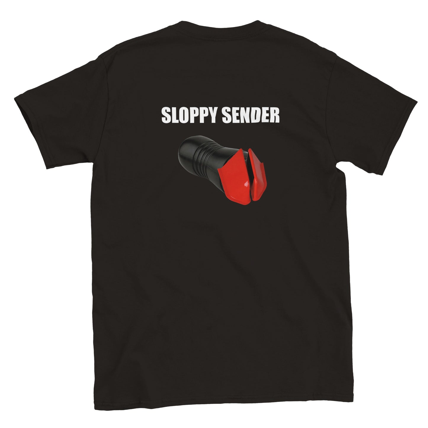 Funny climbing shirt – Sloppy Sender T Shirt Backside