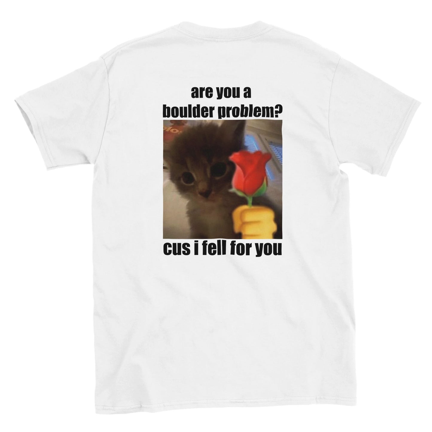 Funny climbing shirt – Kopie Van Kitten Climber For Her T Shirt Backside