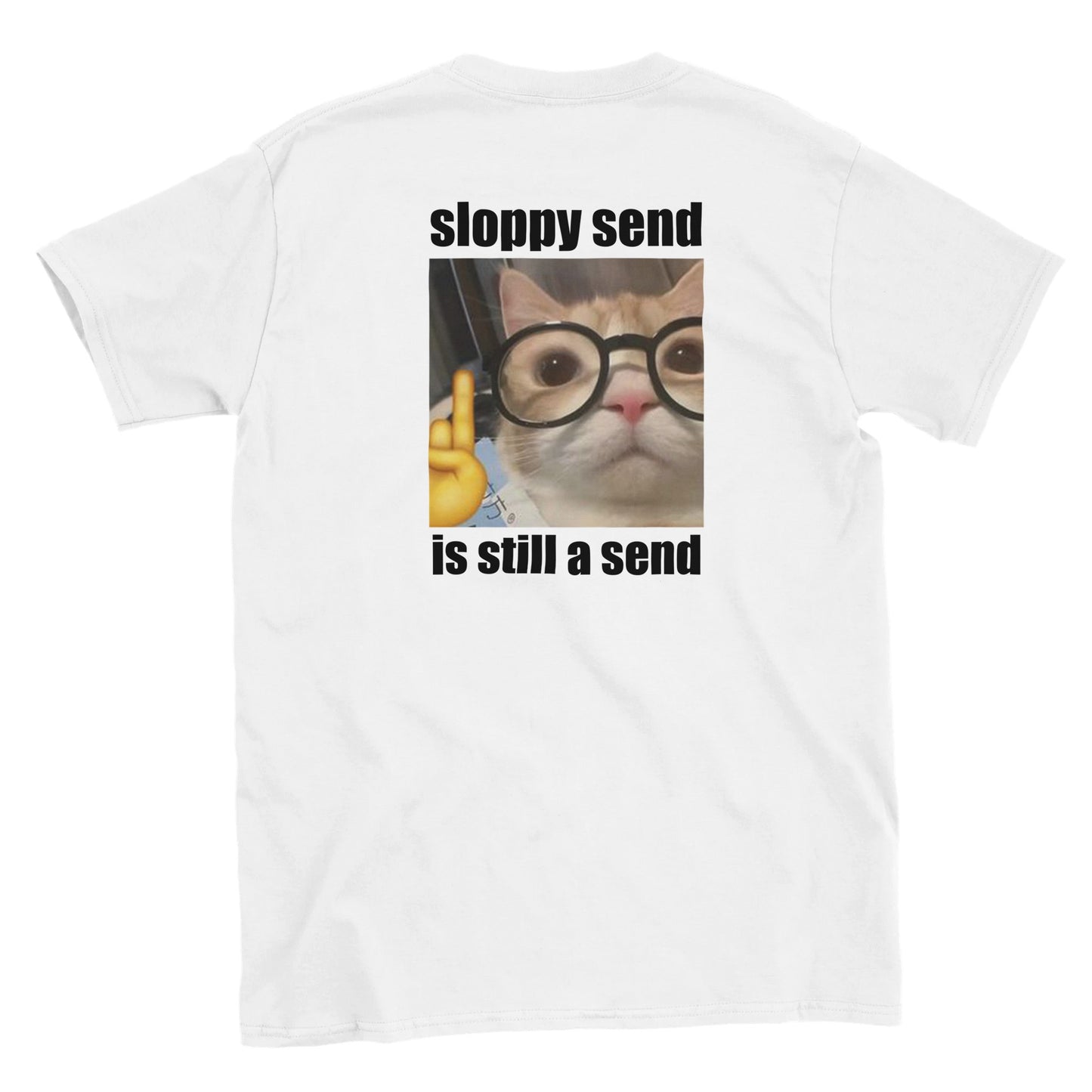 Funny climbing shirt – Sloppy Send Still Send T Shirt Backside