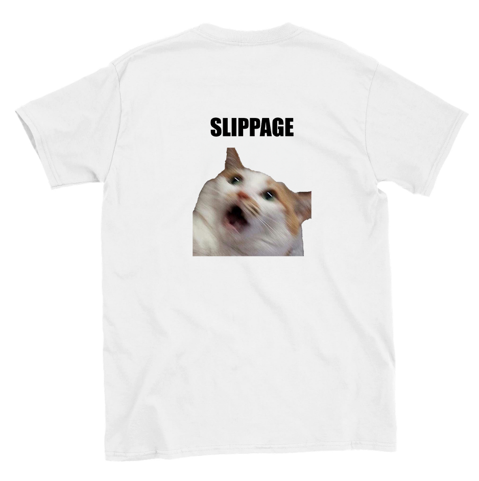 Funny climbing shirt – Slippage Cat T Shirt Backside