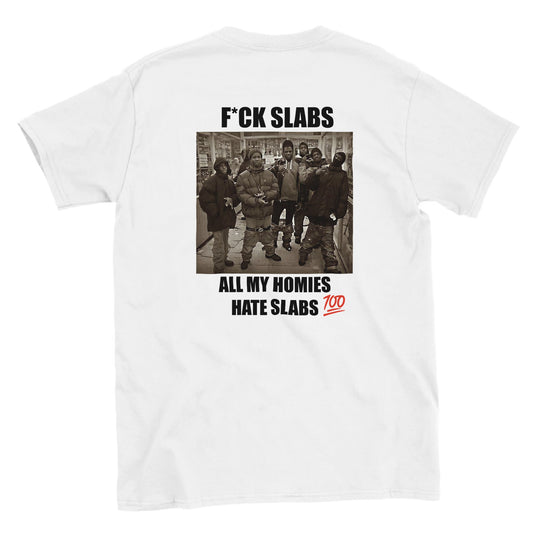 Funny climbing shirt – F Ck Slabs T Shirt Backside