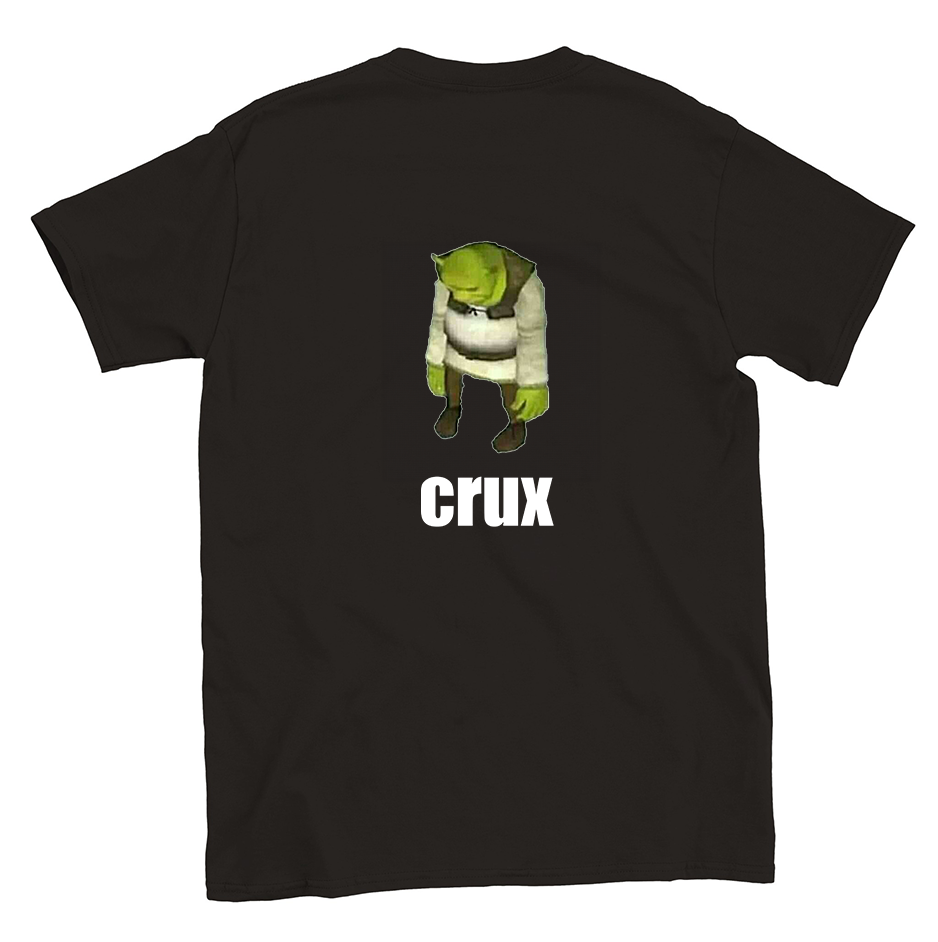 crux T-shirt backside