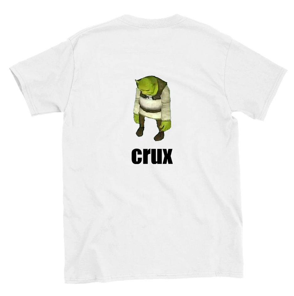 crux T-shirt backside