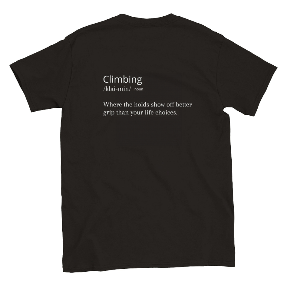 climbing definition backside T-shirt